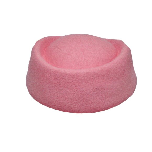 Pink Stewardess Oval Pillbox Hat Retro Style Party Wedding Church - Hey Viv - Picture 2 of 3